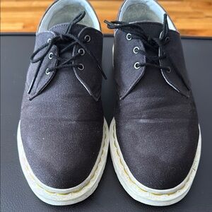 Dr. Martens Black Oxfords with Lace-Up Design